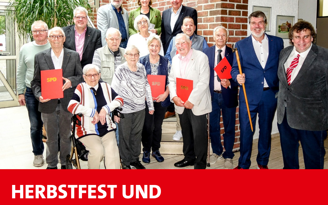 Herbstfest & Jubilarehrung in Lünen-Süd